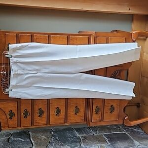 Ralph Lauren white, fully lined linen pants size 14